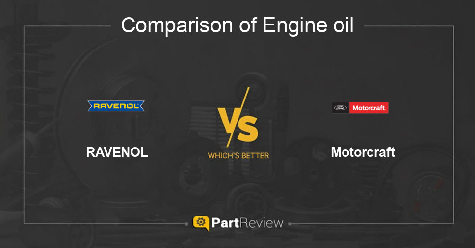 Comparison of engine oil RAVENOL and Motorcraft