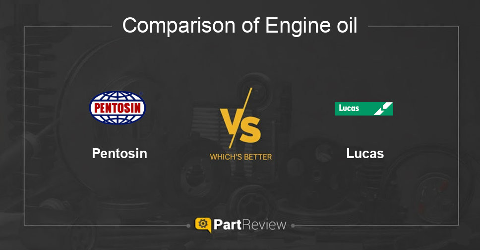 Comparison of engine oil Pentosin and Lucas