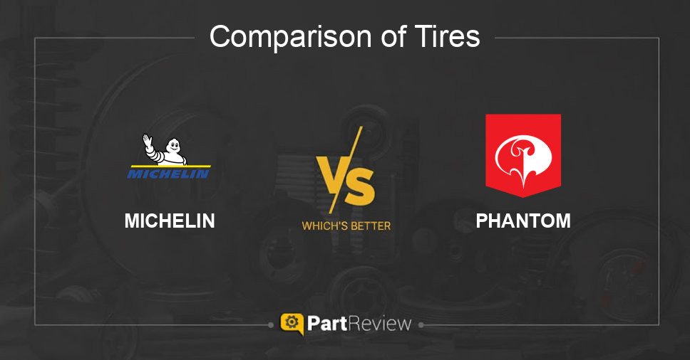 Comparison of tires MICHELIN and PHANTOM