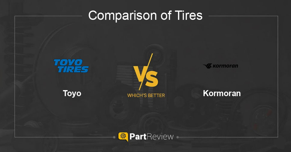 Comparison of tires Toyo and Kormoran