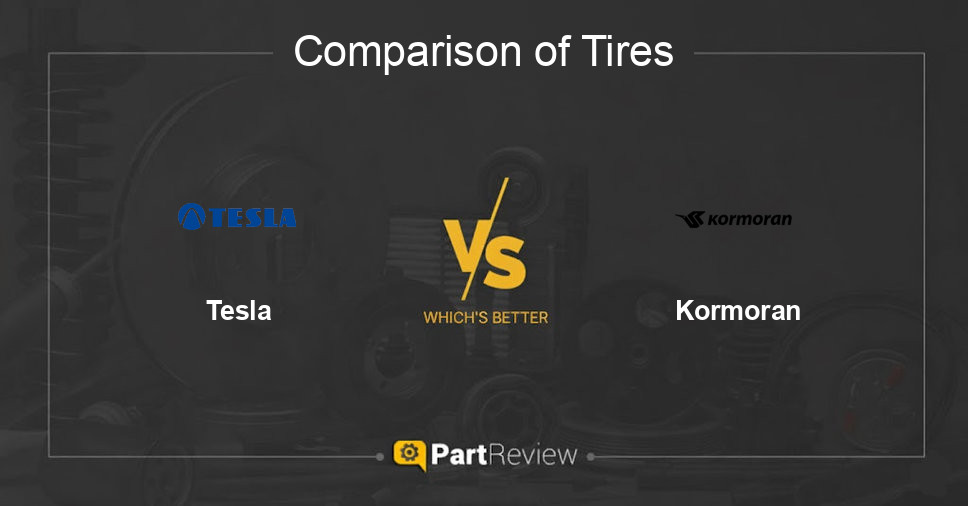 Comparison of tires Tesla and Kormoran