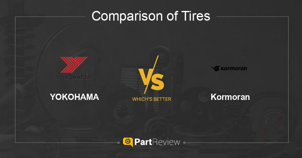 Comparison of tires YOKOHAMA and Kormoran