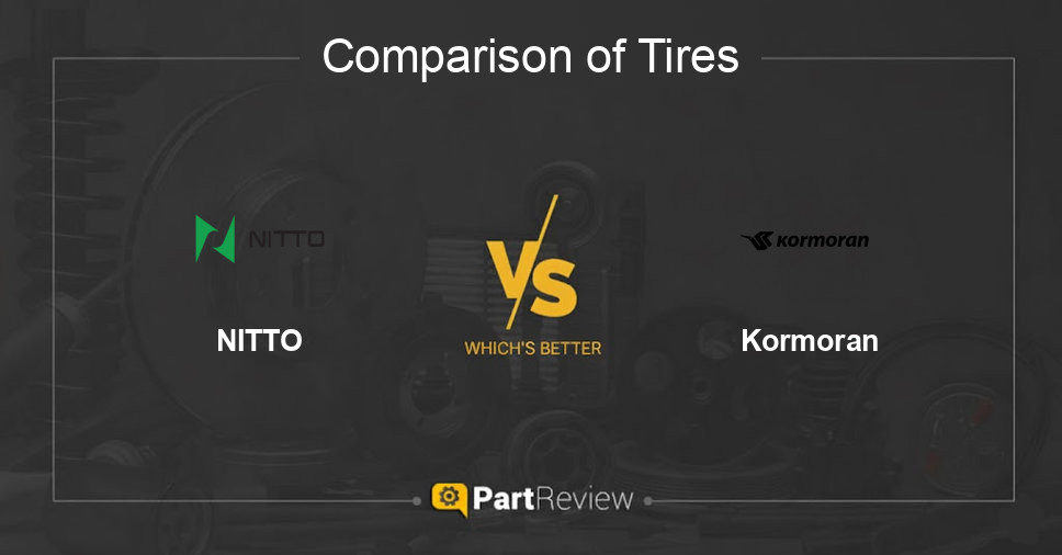 Comparison of tires NITTO and Kormoran