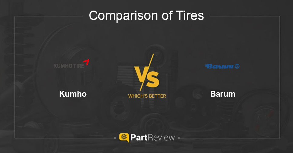 Comparison of tires Kumho and Barum