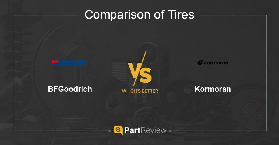 Comparison of tires BFGoodrich and Kormoran