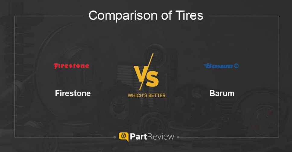 Comparison of tires Firestone and Barum