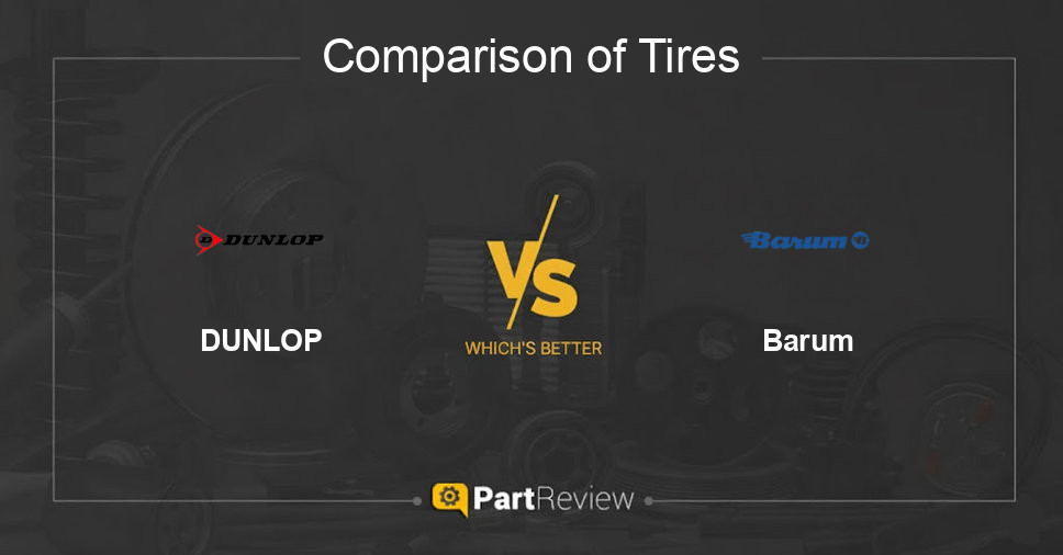 Comparison of tires DUNLOP and Barum