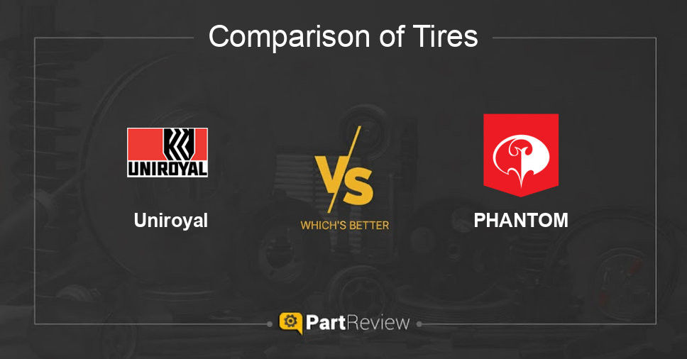 Comparison of tires Uniroyal and PHANTOM