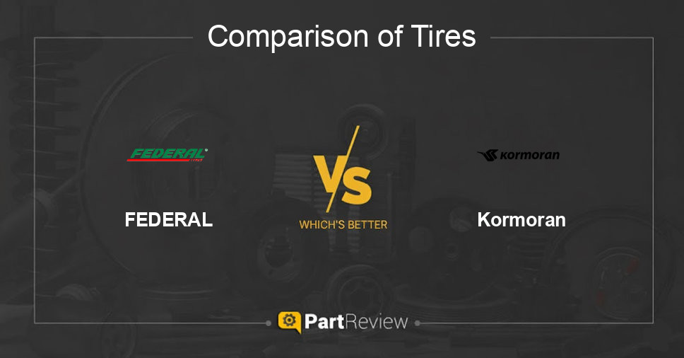 Comparison of tires FEDERAL and Kormoran