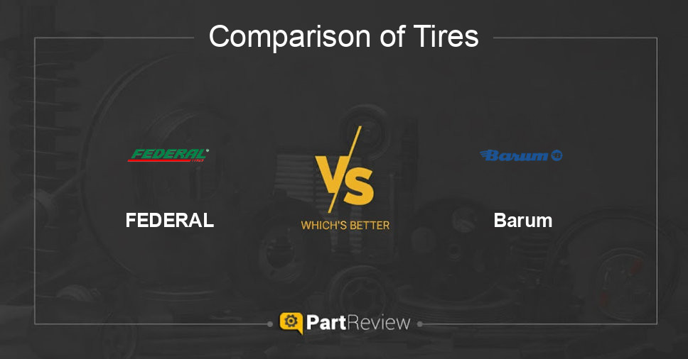 Comparison of tires FEDERAL and Barum