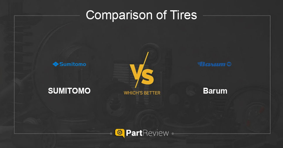 Comparison of tires SUMITOMO and Barum