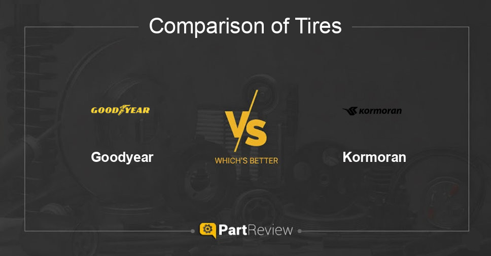 Comparison of tires Goodyear and Kormoran