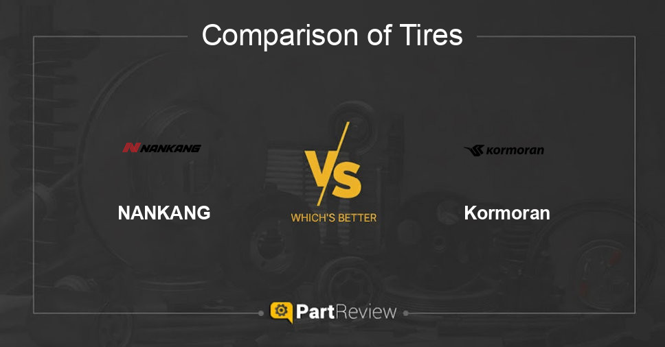 Comparison of tires NANKANG and Kormoran
