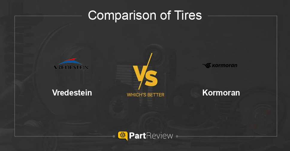 Comparison of tires Vredestein and Kormoran
