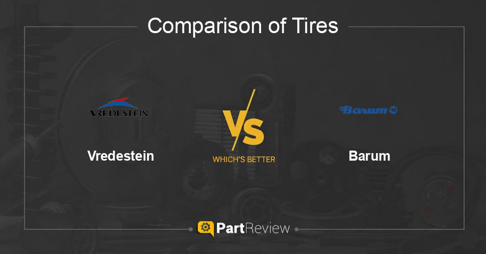 Comparison of tires Vredestein and Barum
