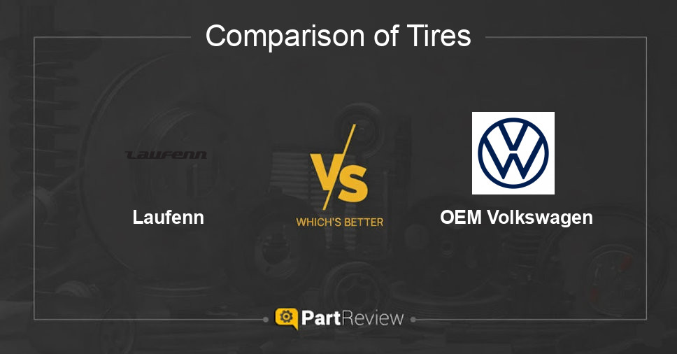 Comparison of tires Laufenn and OEM Volkswagen