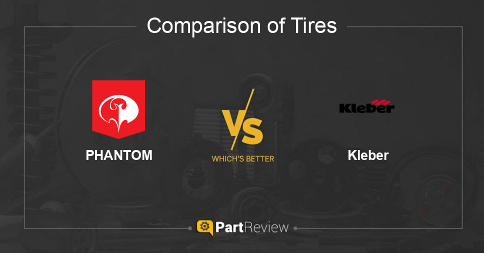 Comparison of tires PHANTOM and Kleber