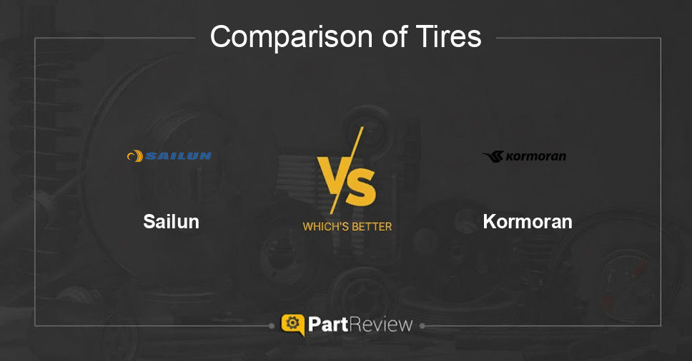 Comparison of tires Sailun and Kormoran