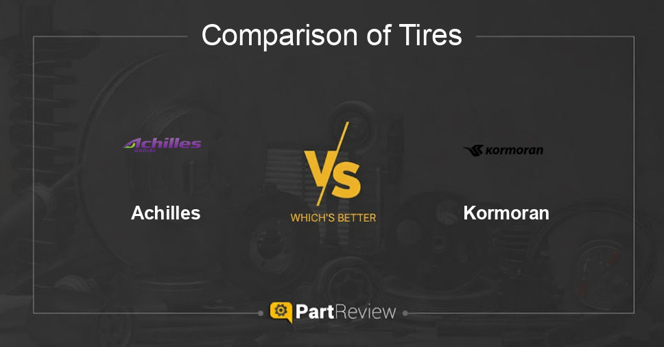 Comparison of tires Achilles and Kormoran