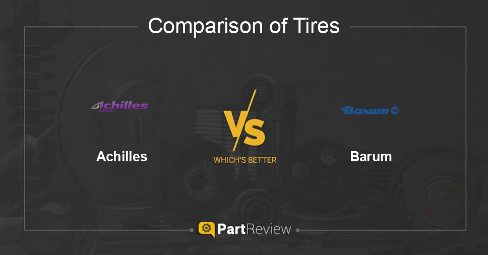Comparison of tires Achilles and Barum
