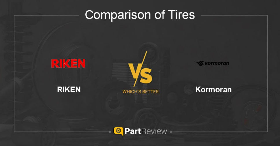 Comparison of tires RIKEN and Kormoran