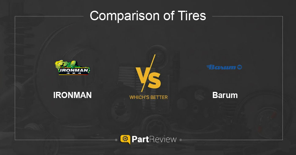 Comparison of tires IRONMAN and Barum