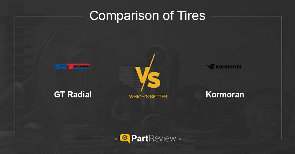 Comparison of tires GT Radial and Kormoran