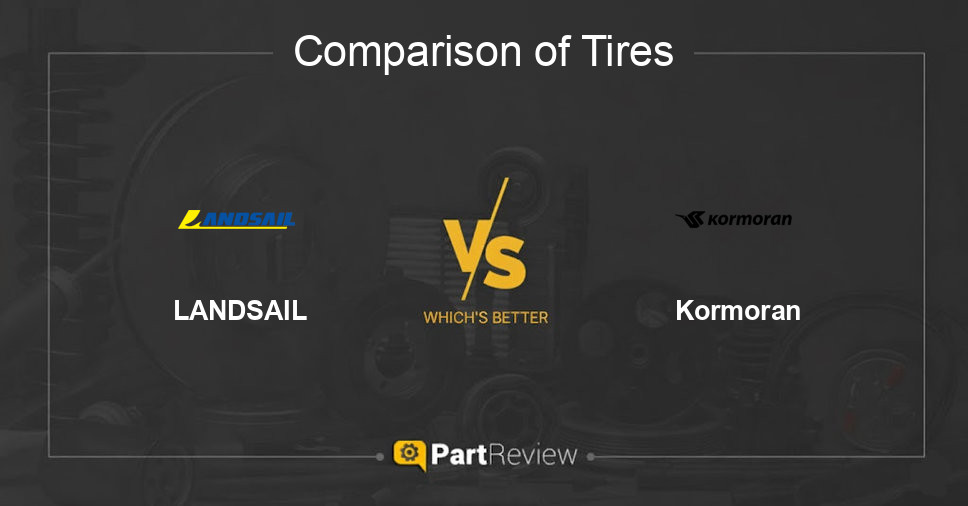 Comparison of tires LANDSAIL and Kormoran