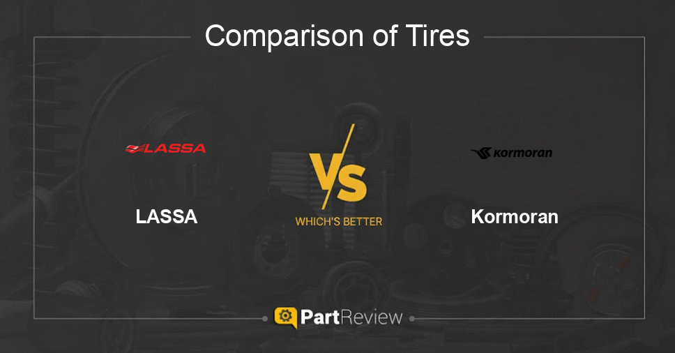 Comparison of tires LASSA and Kormoran