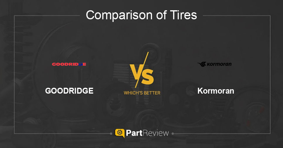 Comparison of tires GOODRIDGE and Kormoran