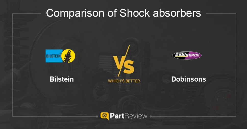 Comparison of shock absorbers Bilstein and Dobinsons