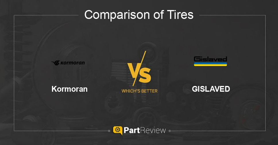 Comparison of tires Kormoran and GISLAVED