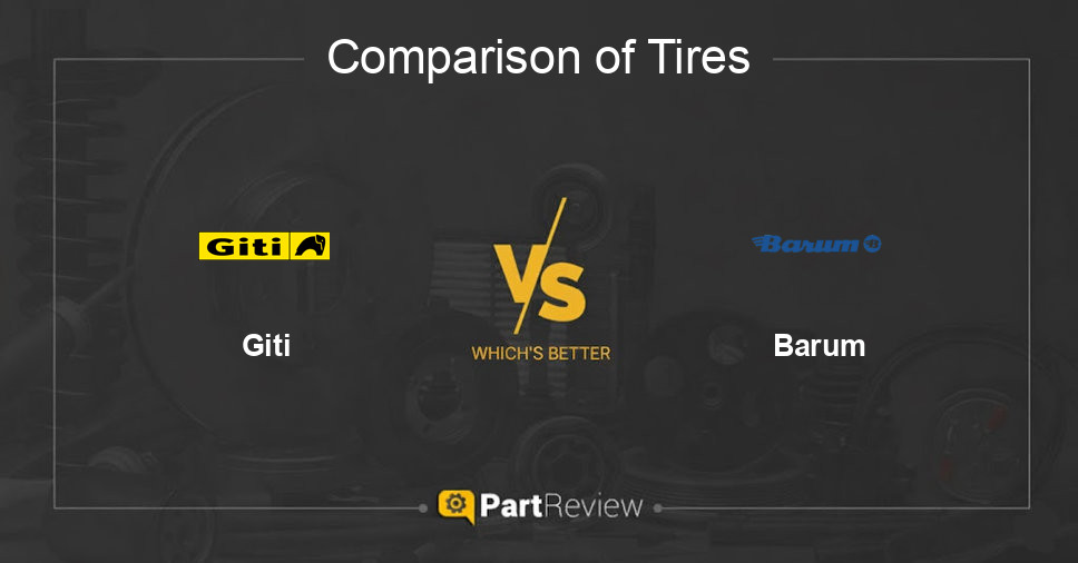 Comparison of tires Giti and Barum
