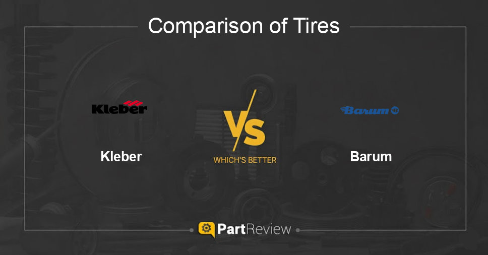 Comparison of tires Kleber and Barum