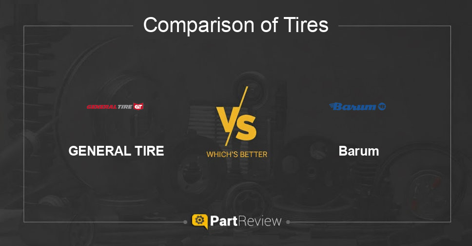 Comparison of tires GENERAL TIRE and Barum