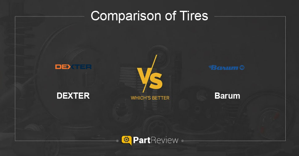 Comparison of tires DEXTER and Barum
