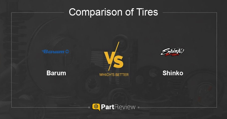 Comparison of tires Barum and Shinko