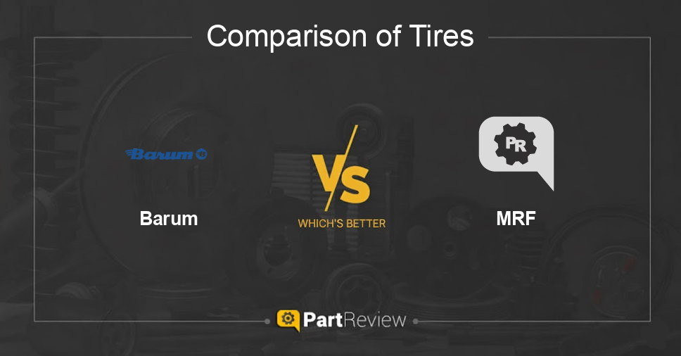 Comparison of tires Barum and MRF