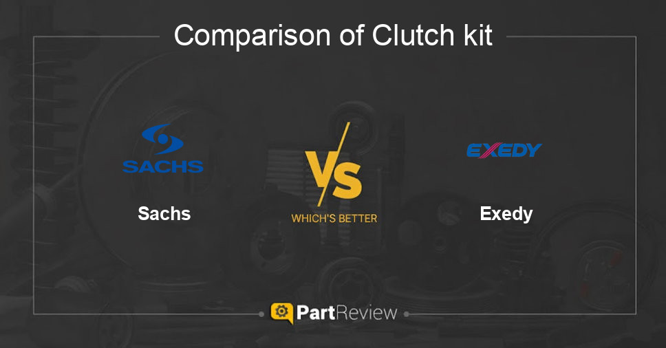 Comparison of clutch kit Sachs and Exedy