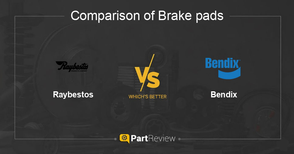 Comparison of brake pads Raybestos and Bendix