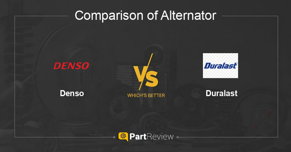 Comparison of alternator Denso and Duralast