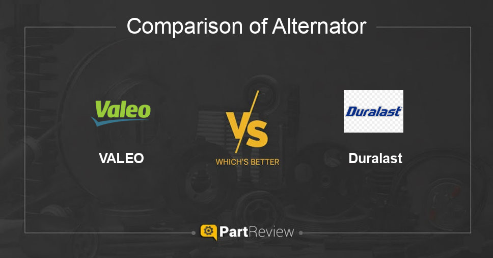 Comparison of alternator VALEO and Duralast