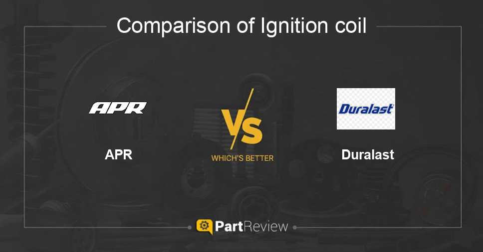 Comparison of ignition coil APR and Duralast