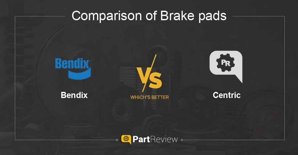 Comparison of brake pads Bendix and Centric