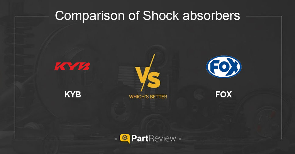 Comparison of shock absorbers KYB and FOX