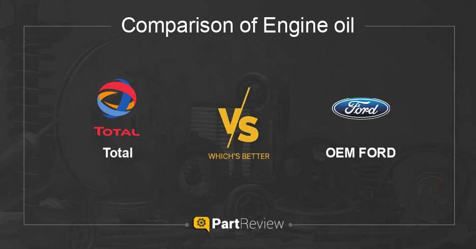 Comparison of engine oil Total and OEM FORD