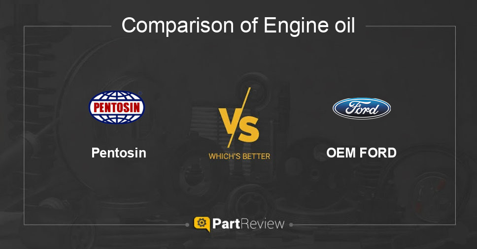 Comparison of engine oil Pentosin and OEM FORD