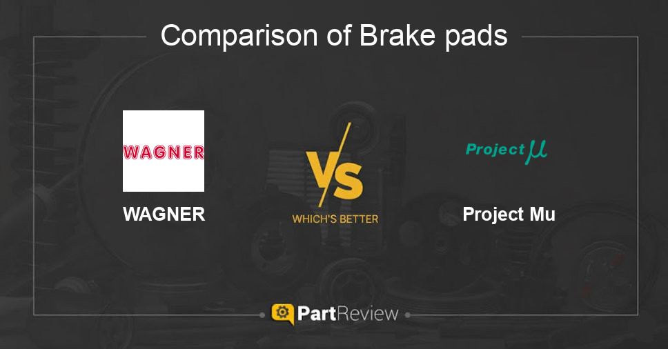 Comparison of brake pads WAGNER and Project Mu