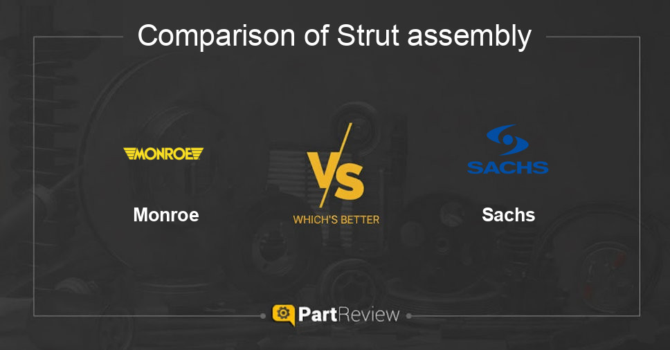 Comparison of strut assembly Monroe and Sachs