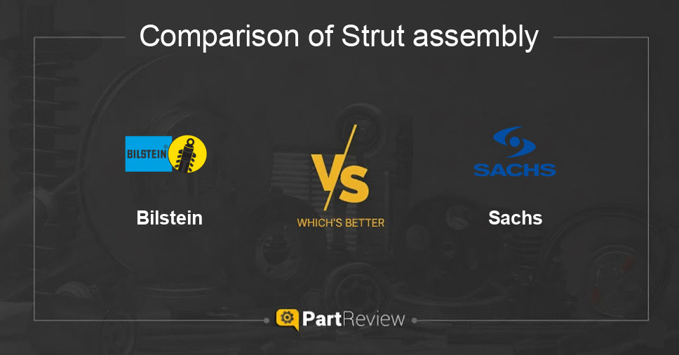 Comparison of strut assembly Bilstein and Sachs